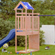 Vidaxl speeltoren met rotswand 110,5x52,5x215 cm douglas vurenhout
