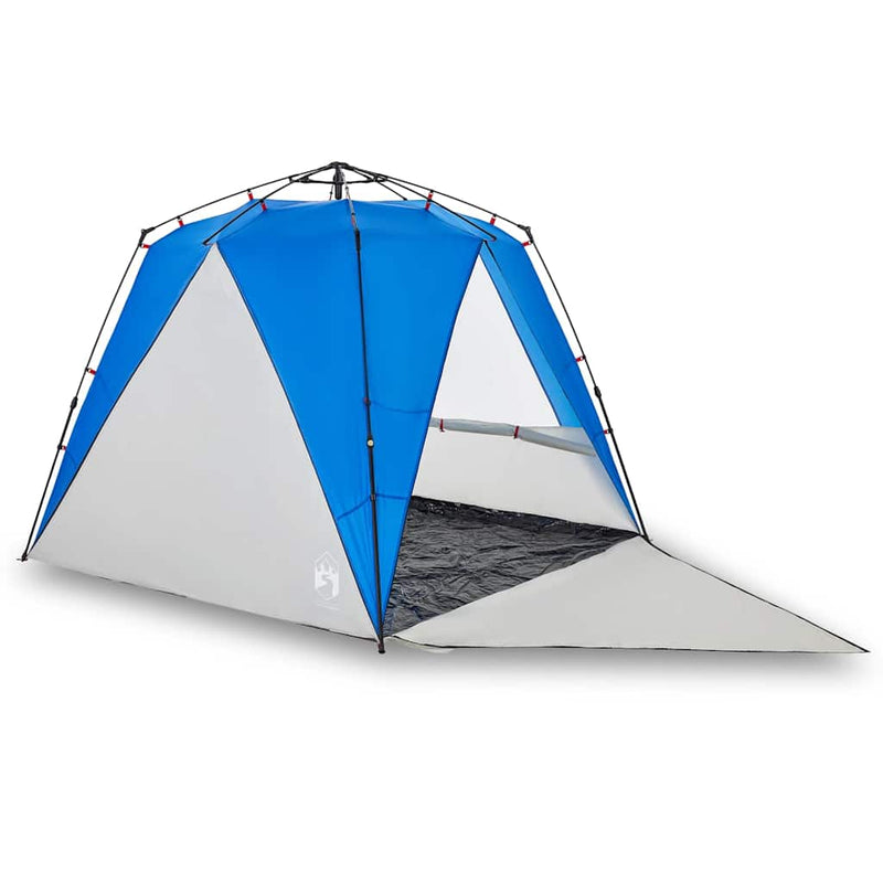 Load image into Gallery viewer, Vidaxl strandtent 4-persoons waterdicht snelontgrendeling azuurblauw
