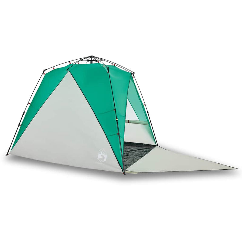 Load image into Gallery viewer, Vidaxl strandtent 4-persoons waterdicht snelontgrendeling zeegroen
