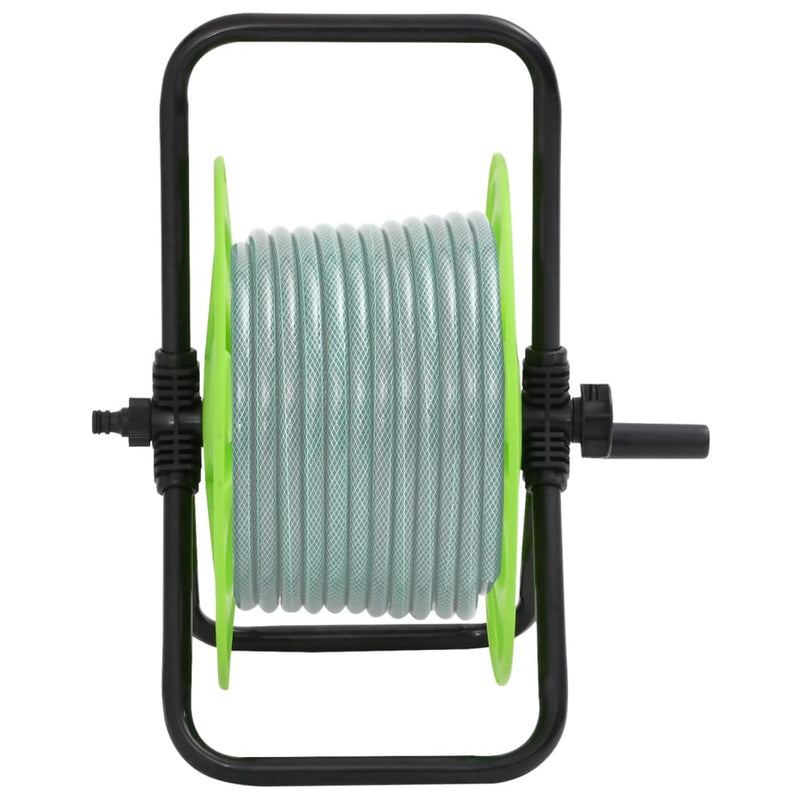 Load image into Gallery viewer, Vidaxl slanghaspel voor 45 m 1 2 slang vrijstaand staal groen
