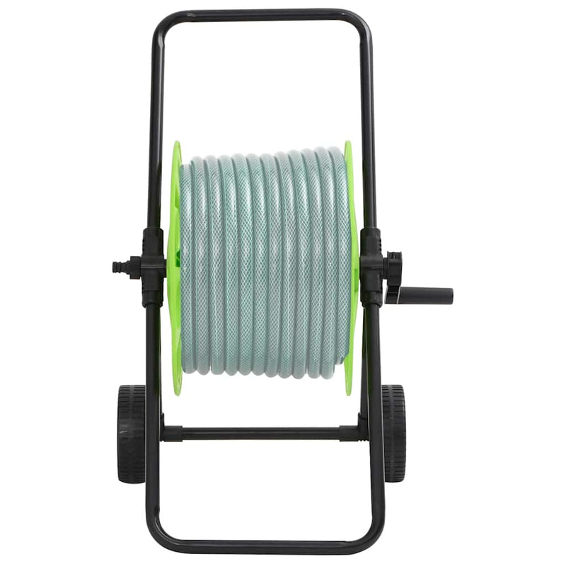 Load image into Gallery viewer, Vidaxl slanghaspelwagen voor 60 m 1 2 slang staal groen
