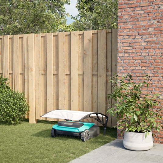 Vidaxl robotmaaiergarage zwart 80x101x46 cm