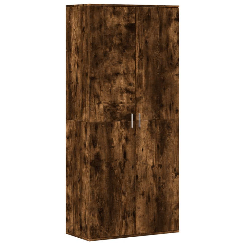 Load image into Gallery viewer, VidaXL Schoenenkast 80x39x178 cm bewerkt hout gerookt eikenkleurig
