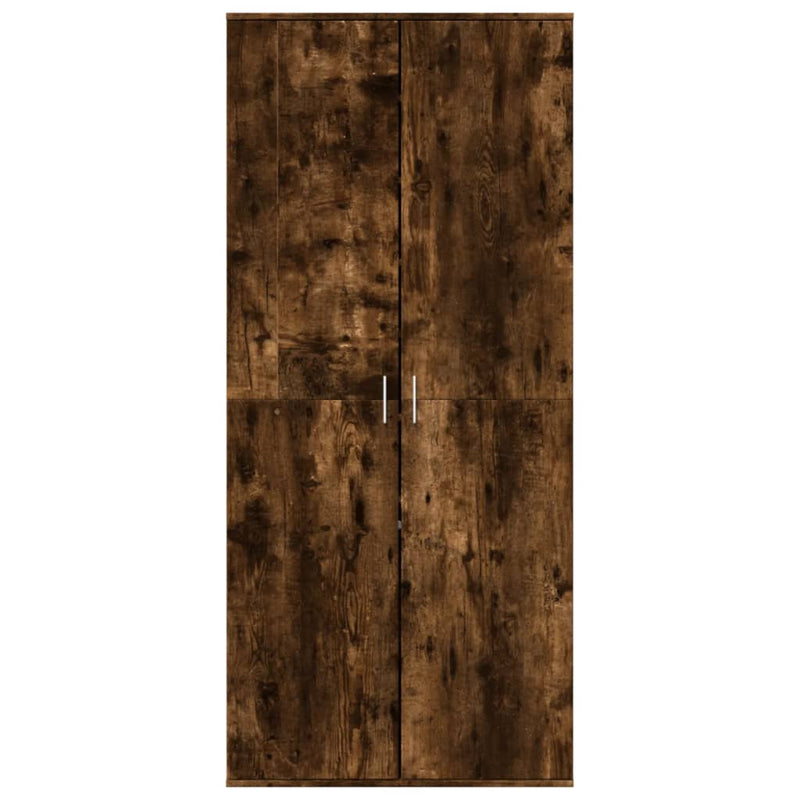 Load image into Gallery viewer, VidaXL Schoenenkast 80x39x178 cm bewerkt hout gerookt eikenkleurig
