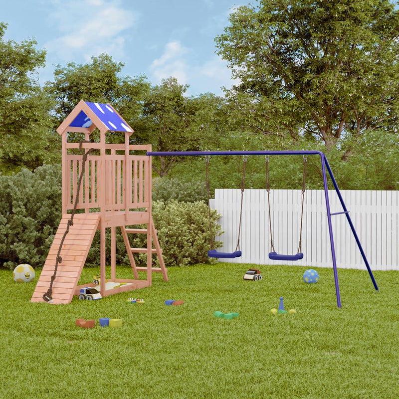 Afbeelding laden in galerijviewer, VidaXL Speelhuis massief douglashout
