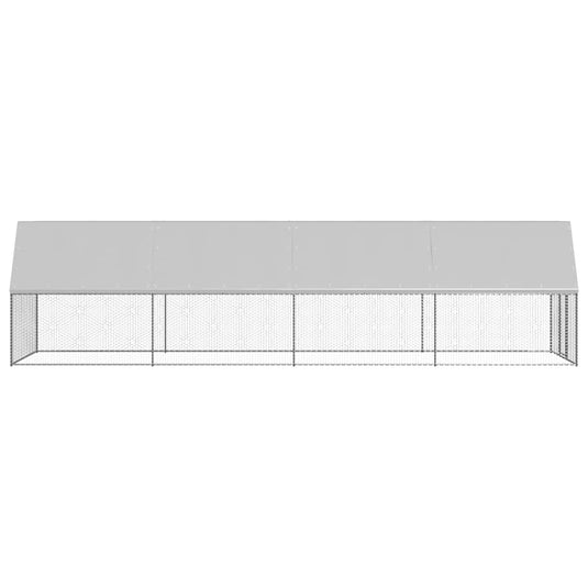 VidaXL Kippenhok 2x8x2 m gegalvaniseerd staal