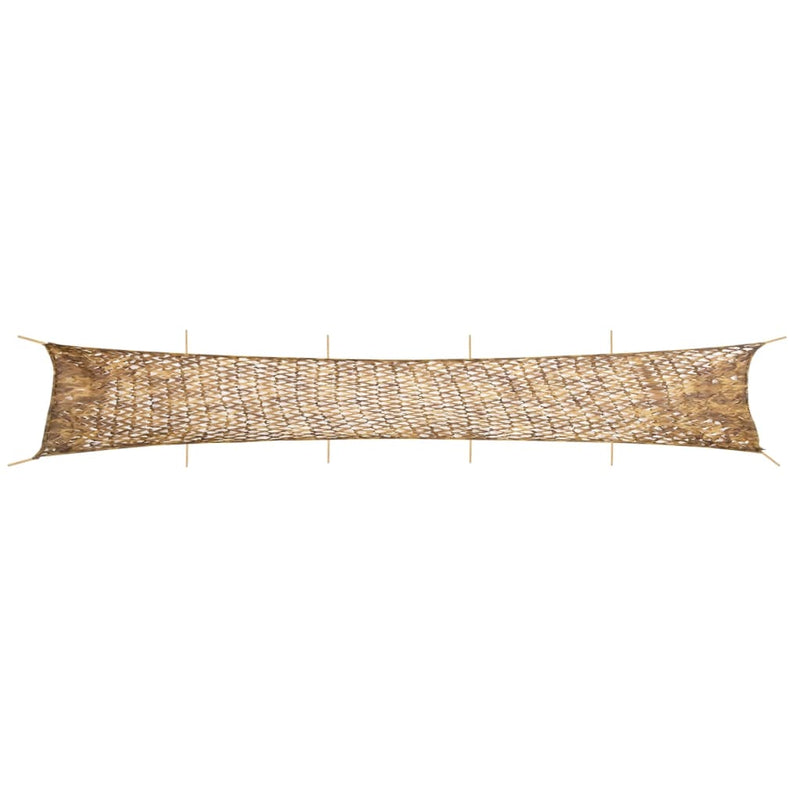 Load image into Gallery viewer, Vidaxl camouflagenet met opbergzak 1038x137 cm zandkleurig
