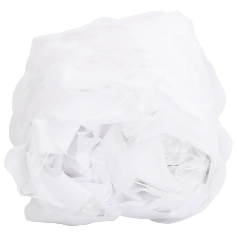 Load image into Gallery viewer, VidaXL Camouflagenet met opbergzak 409x206 cm wit
