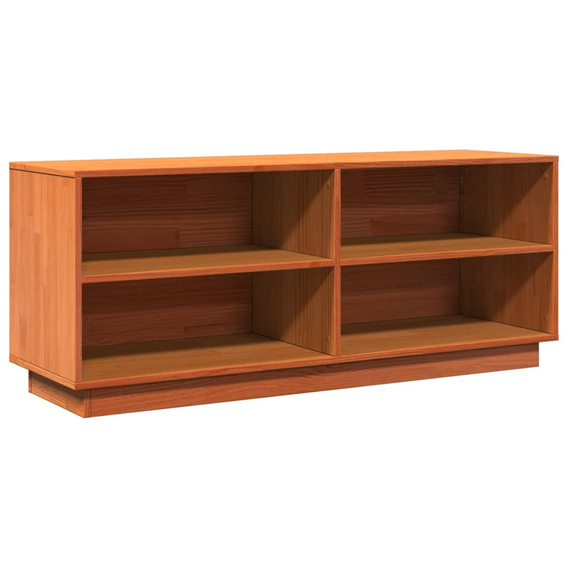 Load image into Gallery viewer, Vidaxl schoenenkast 110x34x45 cm massief grenenhout wasbruin
