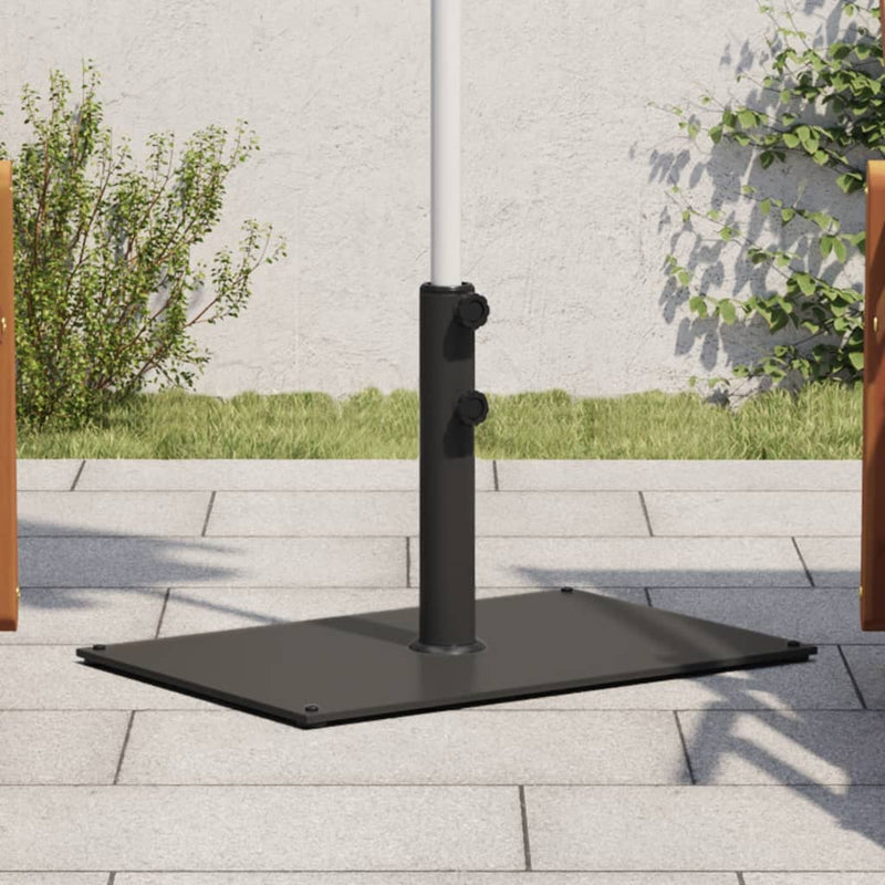Load image into Gallery viewer, Vidaxl parasolvoet voor stokken van ø32 38 48 mm 15 kg rechthoekig
