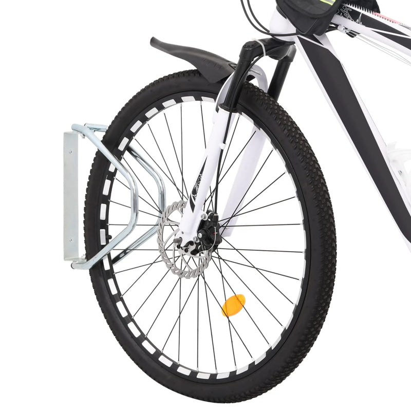 Chargez l'image dans la visionneuse de la galerie, Vidaxl fietsstandaard 2 st wandmontage gegalvaniseerd staal
