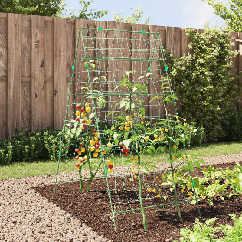 Load image into Gallery viewer, Vidaxl plantenklimrek a-frame 99x90x175,5 cm staal
