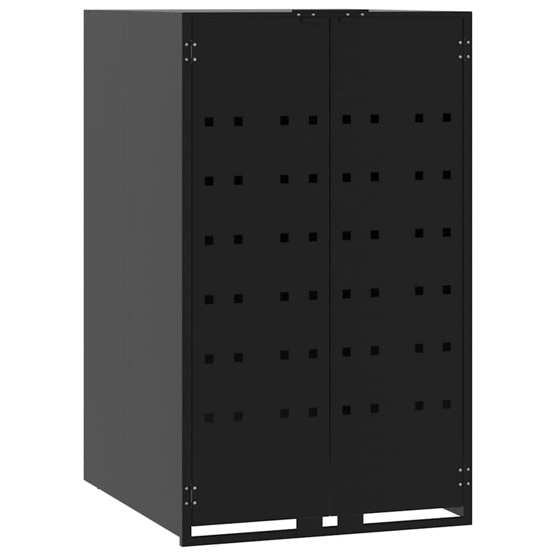 Load image into Gallery viewer, Vidaxl containerberging voor 1 container 69x79x117 cm staal zwart
