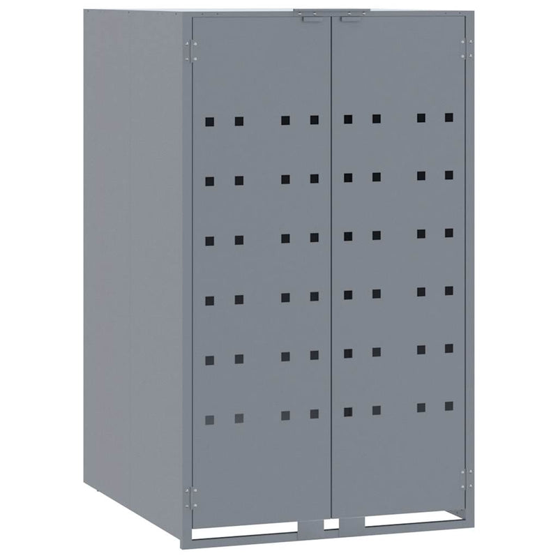 Load image into Gallery viewer, Vidaxl containerberging voor 1 container 69x79x117 cm staal grijs
