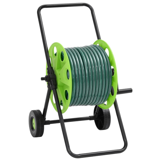 Vidaxl slanghaspelkar met 30 m slang pvc groen