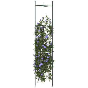 Vidaxl tomatenkooien 4 st 154 cm staal en polypropeen