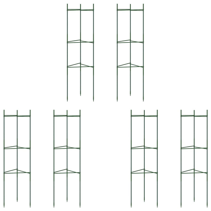 Load image into Gallery viewer, Vidaxl tomatenkooien 6 st 116 cm staal en polypropeen
