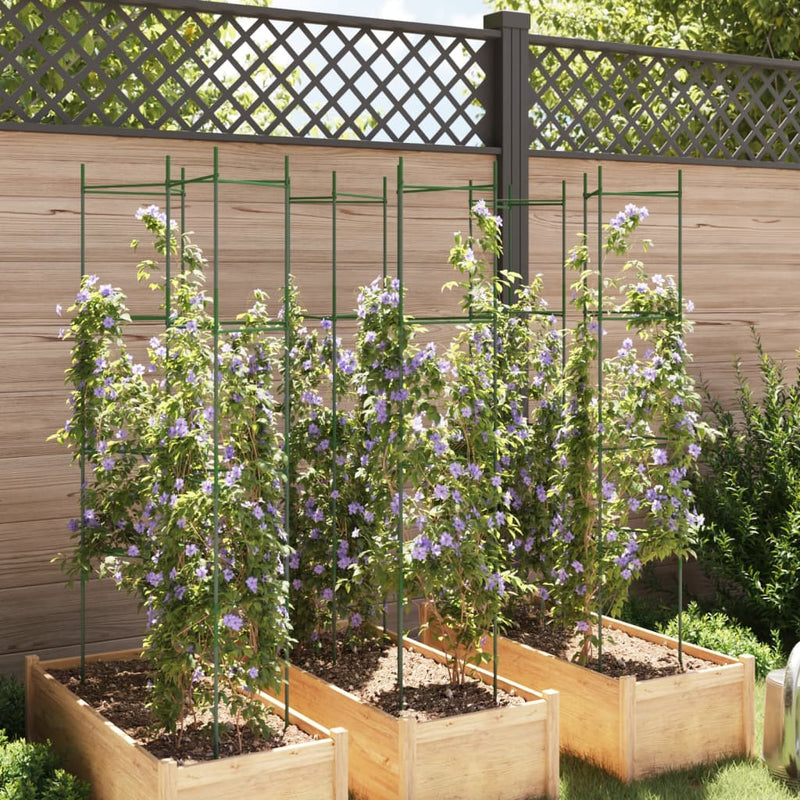 Load image into Gallery viewer, Vidaxl tomatenkooi 6 st 154 cm staal en polypropeen
