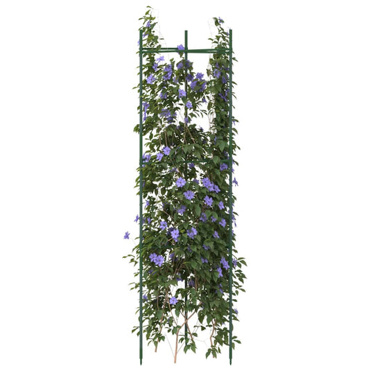 Vidaxl tomatenkooien 8 st 116 cm staal en polypropeen