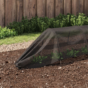 Vidaxl kweektunnels 2 st staal en polyetheen zwart