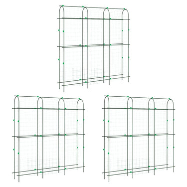 Vidaxl plantenklimrekken 3 st u-frame staal