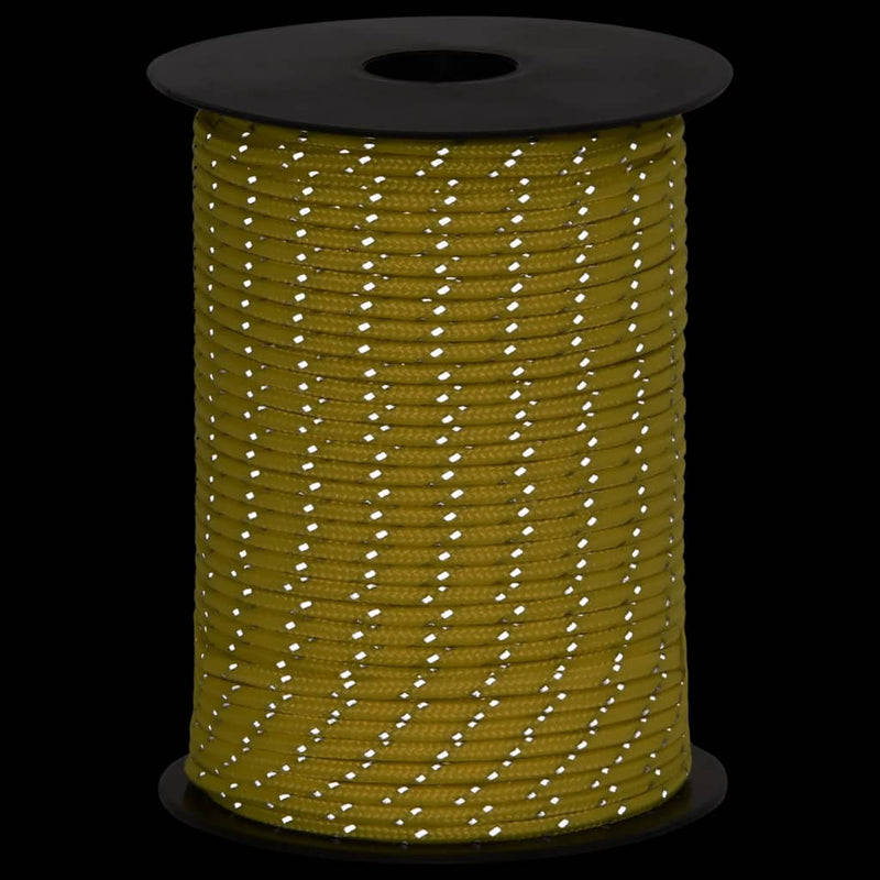 Load image into Gallery viewer, Vidaxl tentscheerlijn met reflecterende strips en spanners 50 m 3 mm
