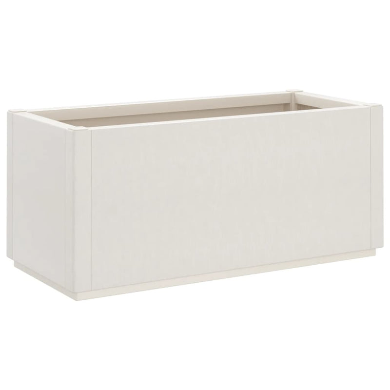 Afbeelding laden in galerijviewer, Vidaxl plantenbak 80x36x35 cm polypropeen wit
