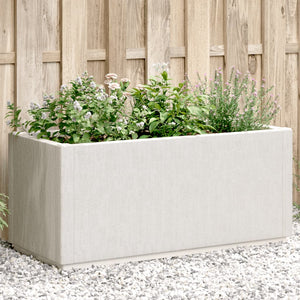 Vidaxl plantenbak 80x36x35 cm polypropeen wit