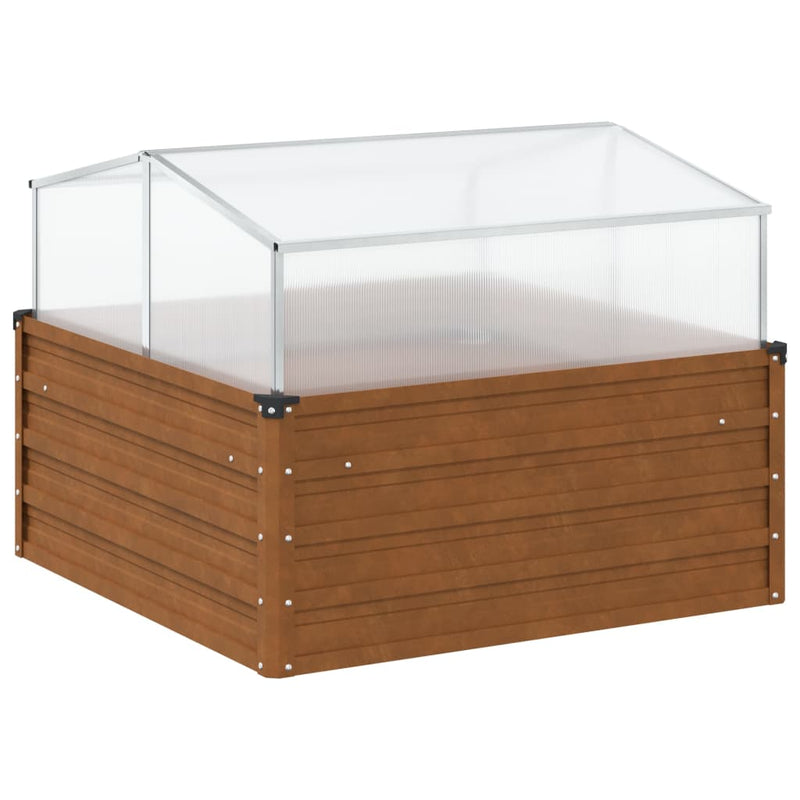 Load image into Gallery viewer, Vidaxl plantenbak met kasvormig weervast staal
