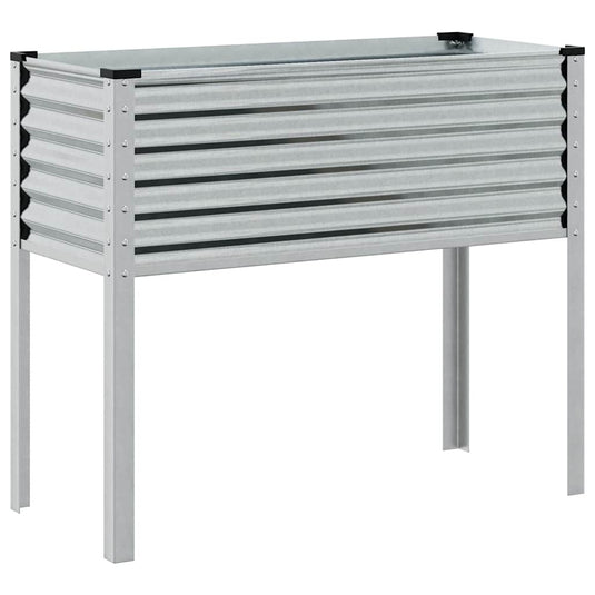 Vidaxl plantenbak 100x45x90 cm gegalvaniseerd staal