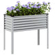 Vidaxl plantenbak 100x45x90 cm gegalvaniseerd staal