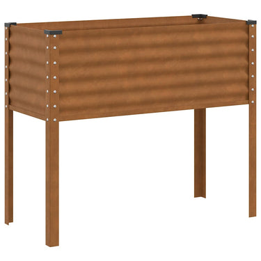 Vidaxl plantenbak 100x45x90 cm weerbestendig staal