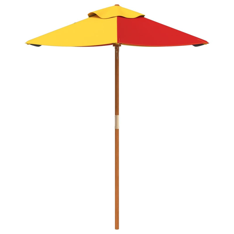 Load image into Gallery viewer, Vidaxl parasol voor kinderen met houten paal ø120x140 cm
