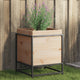 Vidaxl plantenbak 40x40x50 cm massief grenenhout
