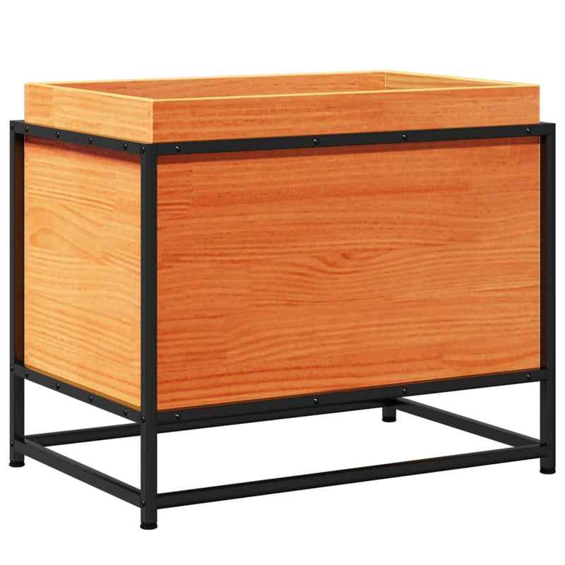 Load image into Gallery viewer, Vidaxl plantenbak 60x40x50 cm massief grenenhout wasbruin
