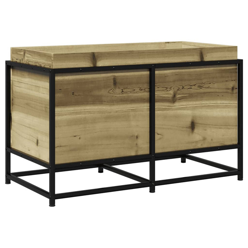 Load image into Gallery viewer, Vidaxl plantenbak 80x40x50 cm geïmpregneerd grenenhout
