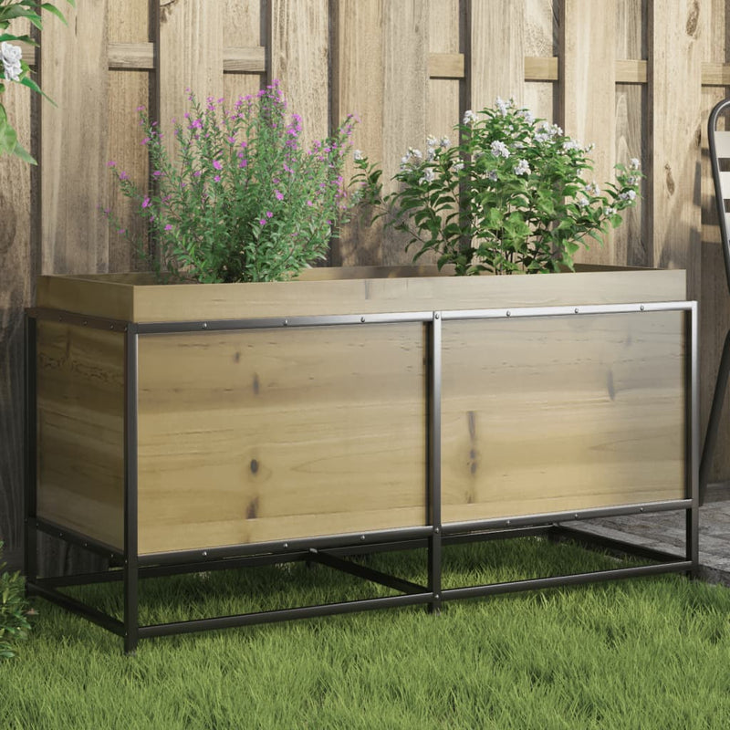 Afbeelding laden in galerijviewer, Vidaxl plantenbak 100x40x50 cm geïmpregneerd grenenhout

