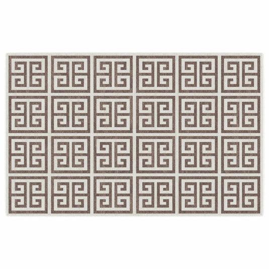 Vidaxl vloerkleed voor binnen buiten laagpolig 190x300 cm meerkleurig