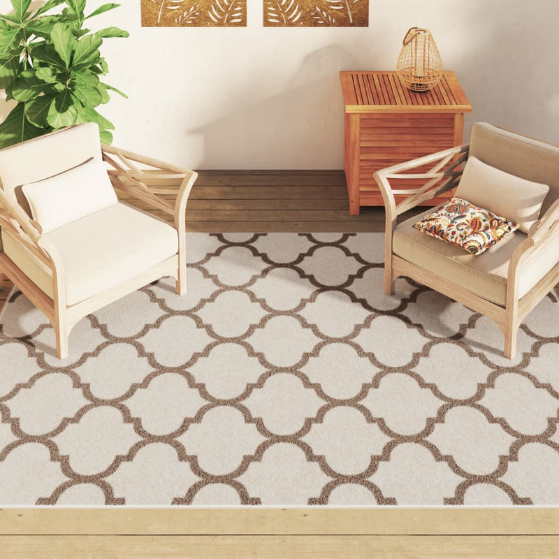 Load image into Gallery viewer, Vidaxl vloerkleed voor binnen buiten laagpolig 190x300 cm meerkleurig
