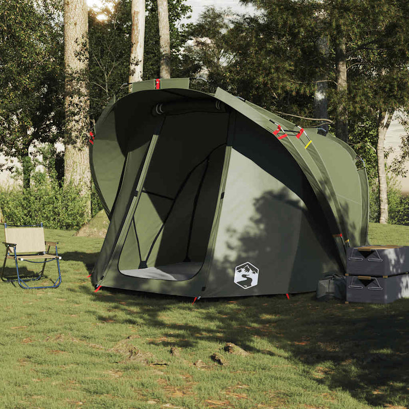 Load image into Gallery viewer, Vidaxl vistent 4-persoons waterdicht olijfgroen
