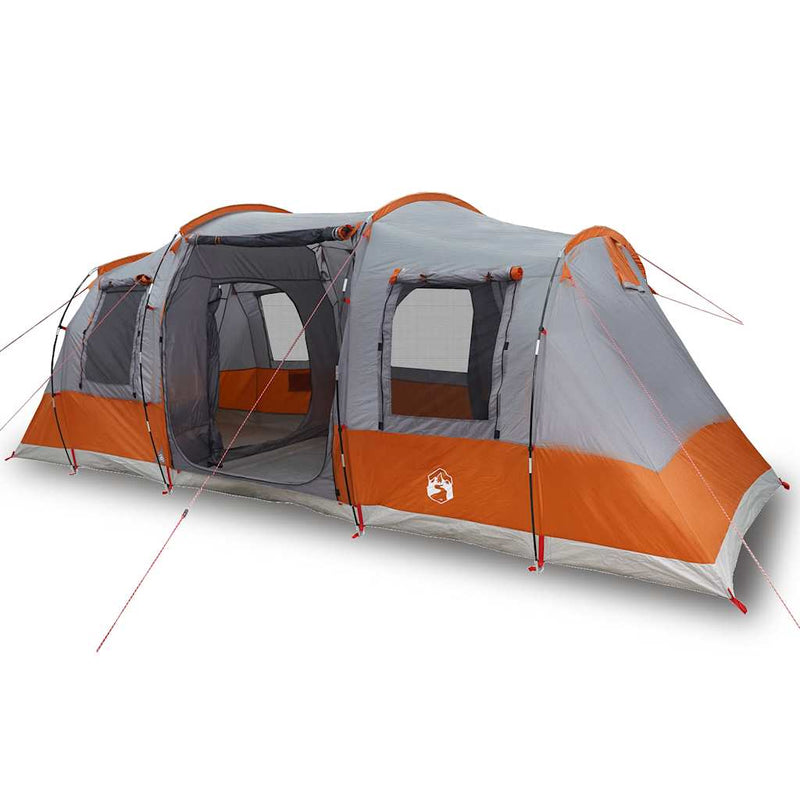 ギャラリービューアに画像をロードする, Vidaxl tunneltent 4-persoons waterdicht grijs en oranje
