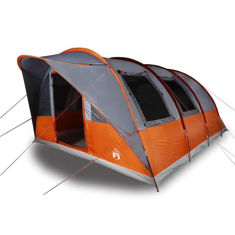 Load image into Gallery viewer, Vidaxl tunneltent 5-persoons waterdicht grijs en oranje
