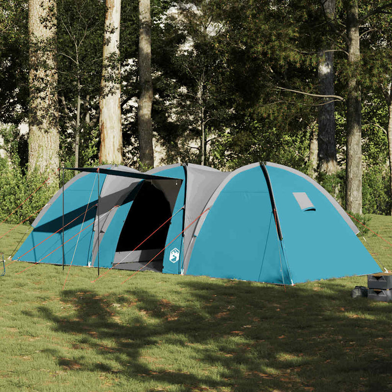 Load image into Gallery viewer, Vidaxl koepeltent 8-persoons waterdicht blauw
