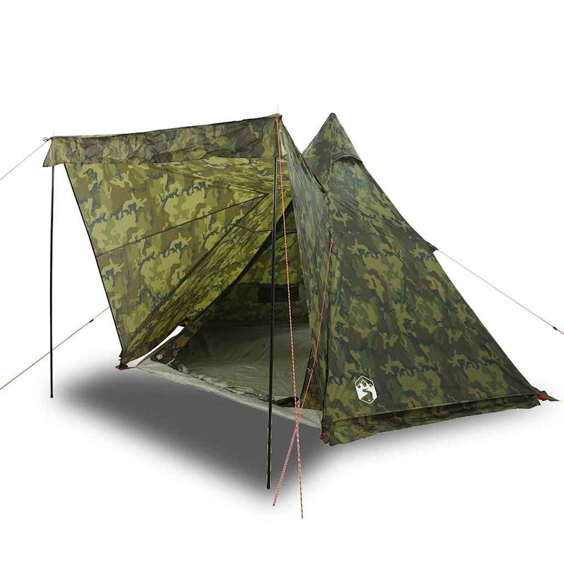 Load image into Gallery viewer, Vidaxl tipitent 6-persoons camouflage waterdicht
