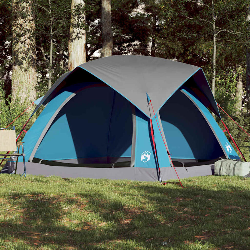 Load image into Gallery viewer, Vidaxl tent 4-persoons waterdicht blauw
