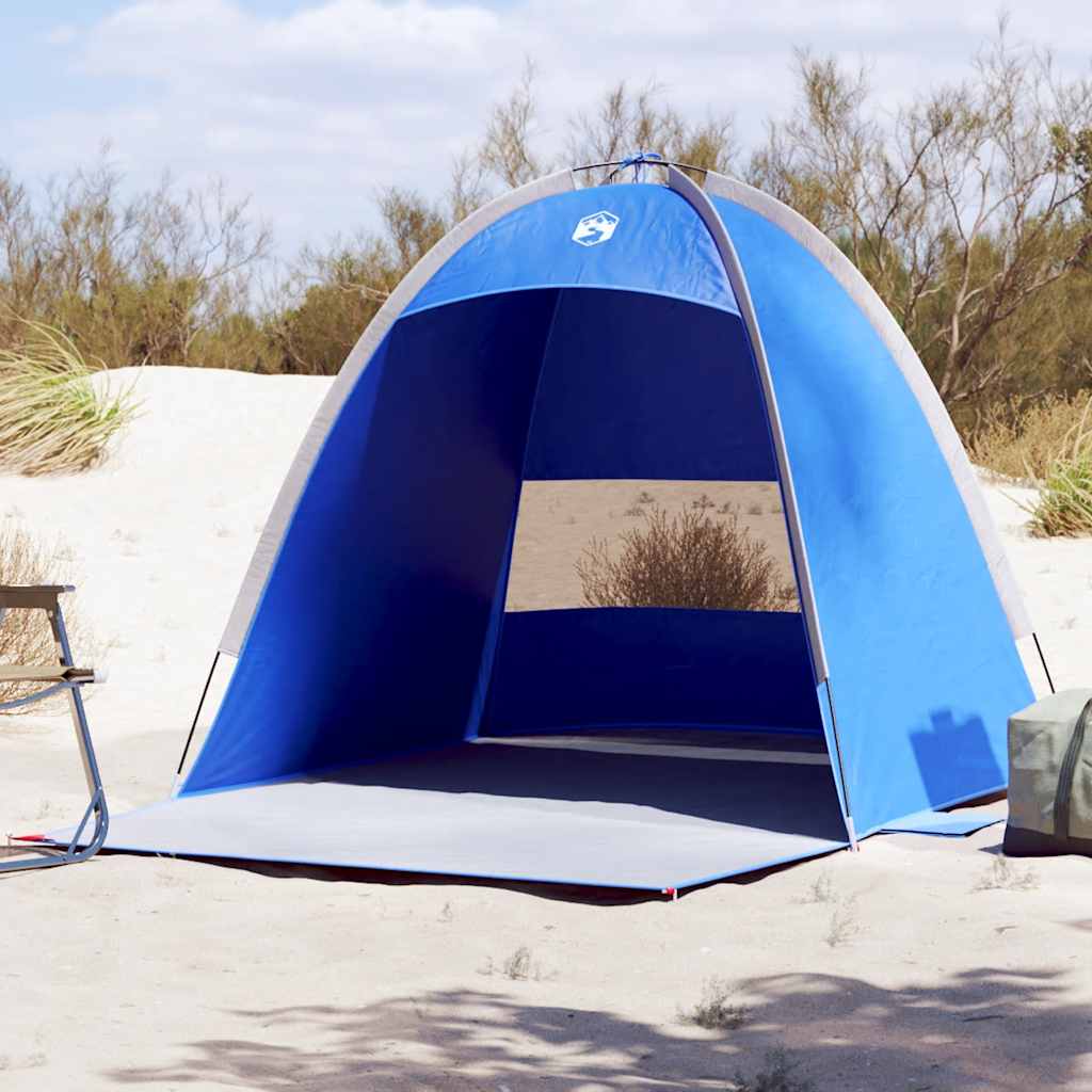 VidaXL Strandtent 3-persoons waterdicht azuurblauw