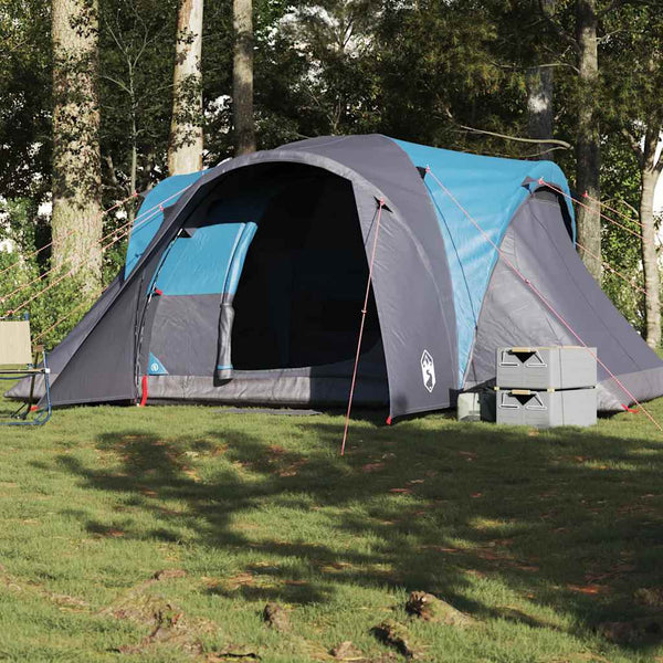 VidaXL Koepeltent 6-persoons waterdicht blauw