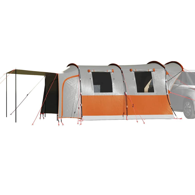 Load image into Gallery viewer, Vidaxl autotent 4-persoons waterdicht grijs en oranje
