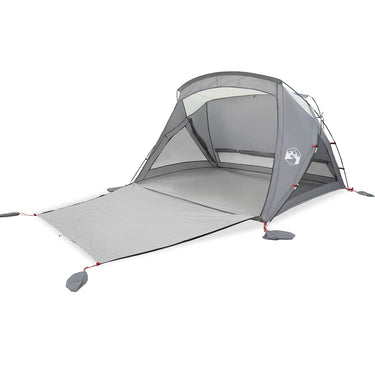 Vidaxl strandtent 2-persoons waterdicht grijs