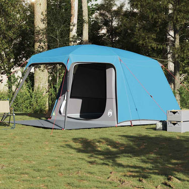 Vidaxl kampeertent met verandakoepel 5-persoons waterdicht blauw